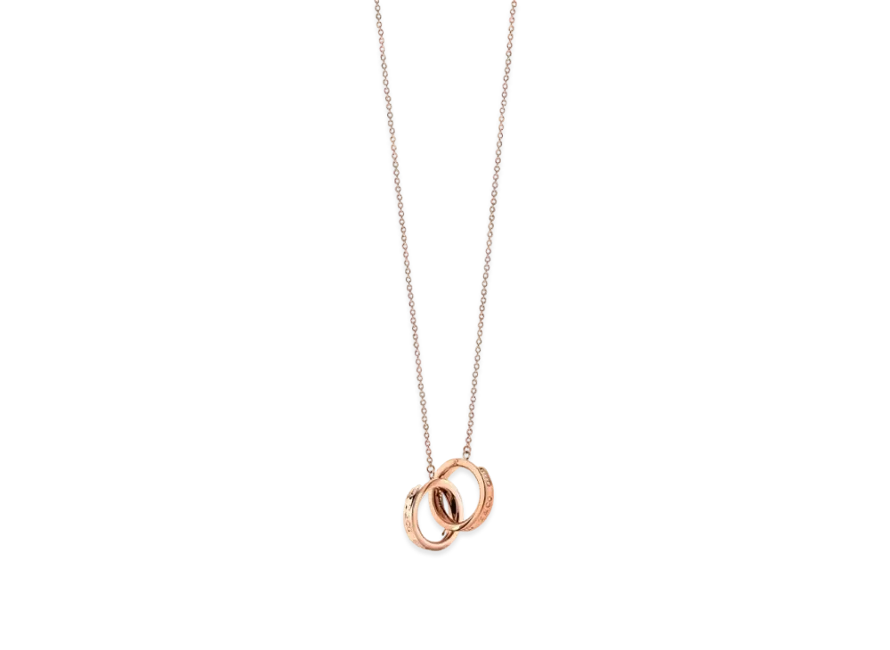 Tiffany & Co. Tiffany 1837 Interlocking Circles Pendant 18K "Rose Gold"