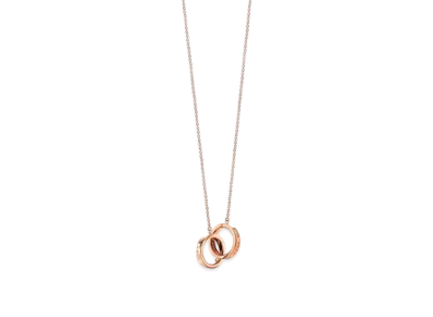 Tiffany & Co. Tiffany 1837 Interlocking Circles Pendant 18K "Rose Gold"