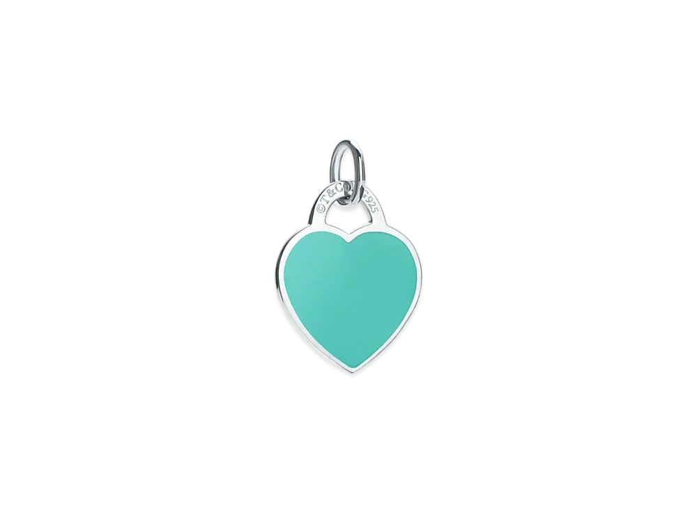 Tiffany & Co. Return to Tiffany Tiffany Blue Heart Tag Charm "Silver"