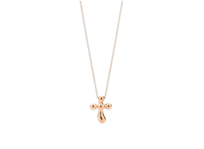 Tiffany & Co. Elsa Peretti Cross Pendant 18K "Rose Gold"