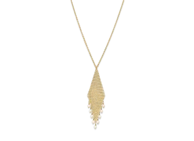 Tiffany & Co. Elsa Peretti Mesh Fringe Pendant 18K "Gold"