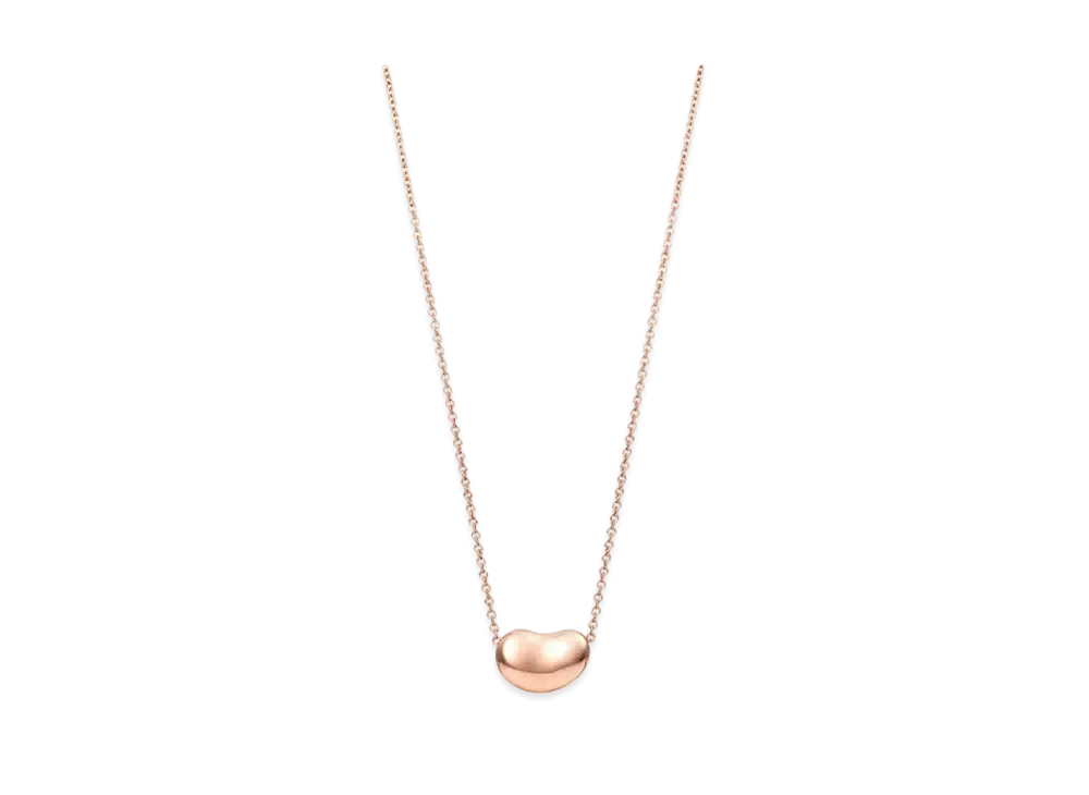 Tiffany & Co. Elsa Peretti Bean Design Pendant 18K "Rose Gold"