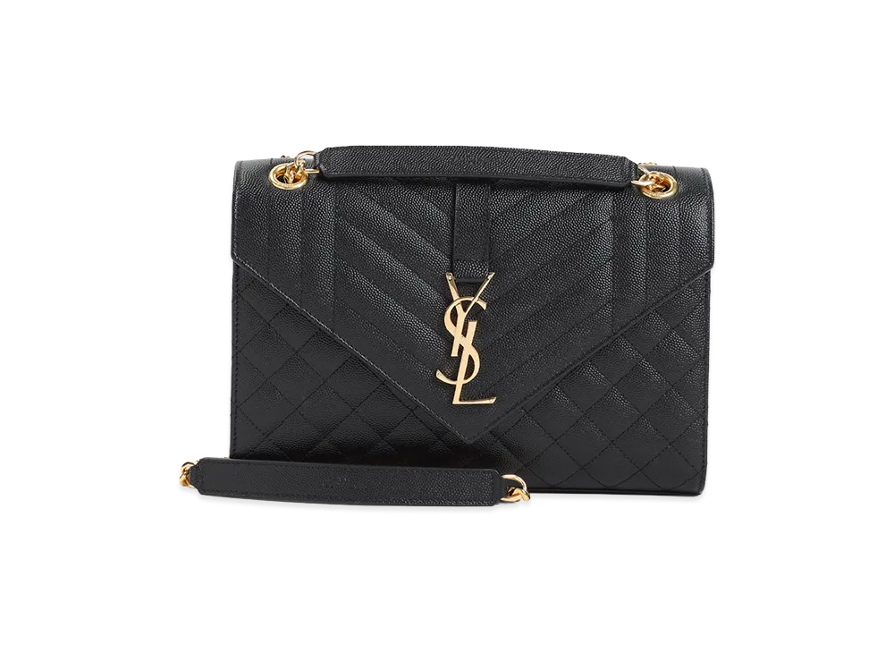 Saint Laurent Women's 'Envelope' Medium Shoulder Bag "Black"