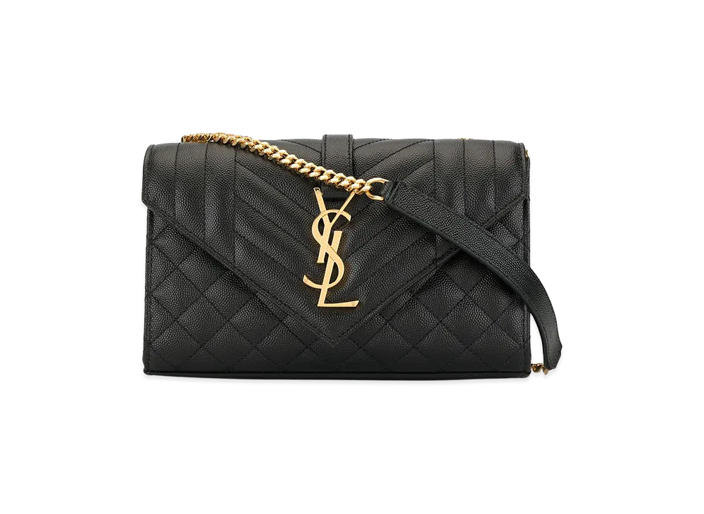 Saint Laurent Women's 'Envelope Small' Crossbody Bag "Black"
