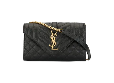 Saint Laurent Women's 'Envelope Small' Crossbody Bag "Black"