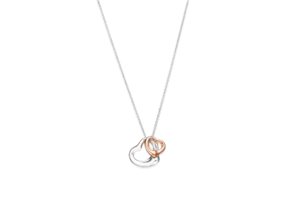 Tiffany & Co. Elsa Peretti Open Heart Pendant "Rose Gold/Silver"