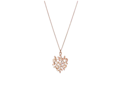 Tiffany & Co. Paloma Picasso Olive Leaf Pendant 18K "Rose Gold"