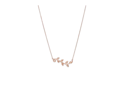 Tiffany & Co. Paloma Picasso Olive Leaf Vine Pendant 18K "Rose Gold"