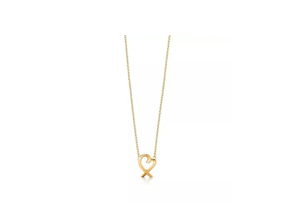 Tiffany & Co. Paloma Picasso Loving Heart Pendant "Yellow Gold"