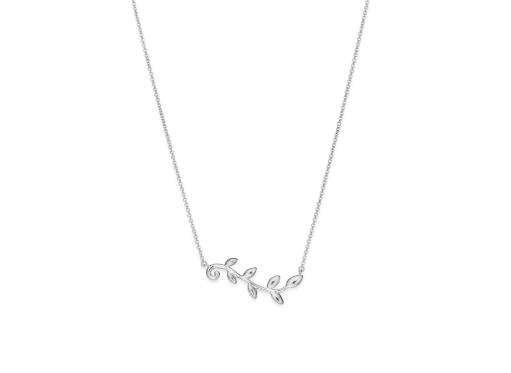 Tiffany & Co. Paloma Picasso Olive Leaf Vine Pendant "Silver"