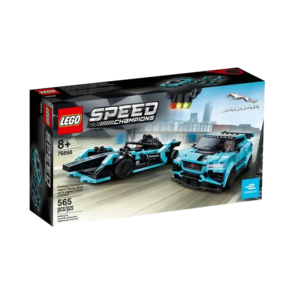 LEGO SPEED CHAMPIONS "Formula E Panasonic Jaguar Racing GEN2 car & Jaguar I-PACE eTROPHY" [76898]