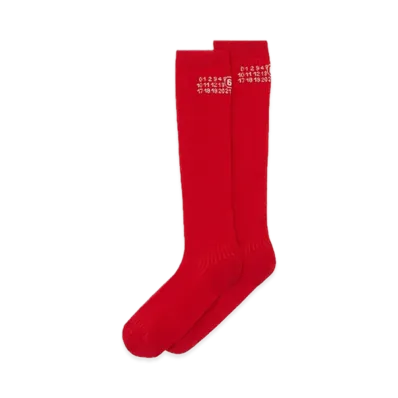 MM6 Maison Margiela Numeric Rib Socks "Boero"