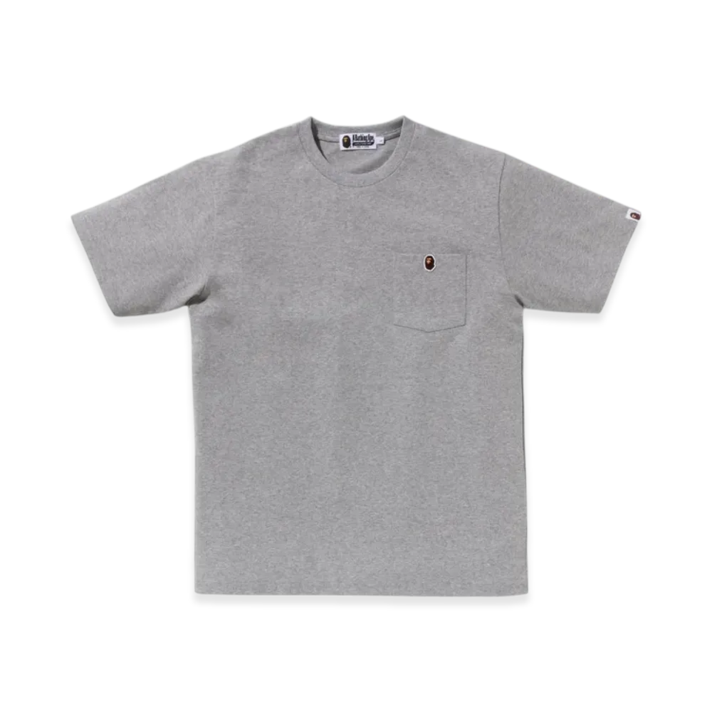 A BATHING APE One Point Pocket Tee "Gray"