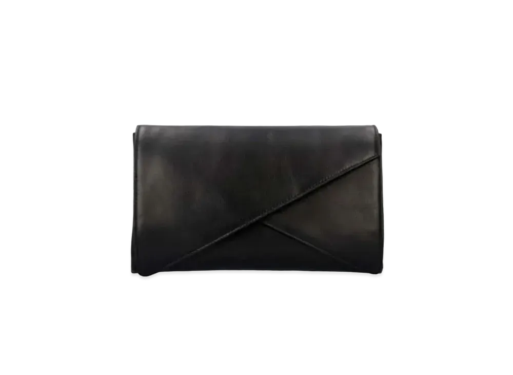 Bottega Veneta Calf Large Clutch Bag "Black"