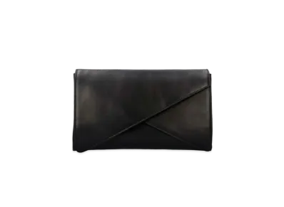Bottega Veneta Calf Large Clutch Bag "Black"