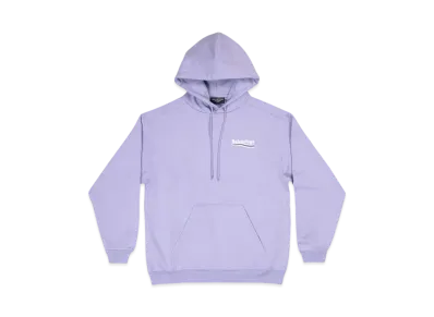 BALENCIAGA MENS Political Campaign Hoodie Medium Fit "Light Purple/White/Blue"