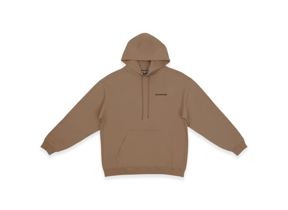 BALENCIAGA Regular Fit Hoodie "Beige"