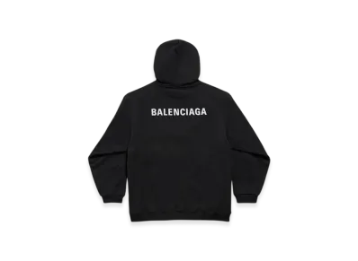 BALENCIAGA Back Hoodie Regular Fit "Black"