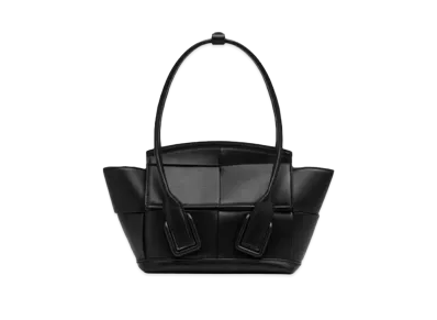 Bottega Veneta Mini Arco Leather Tote Bag "Black"