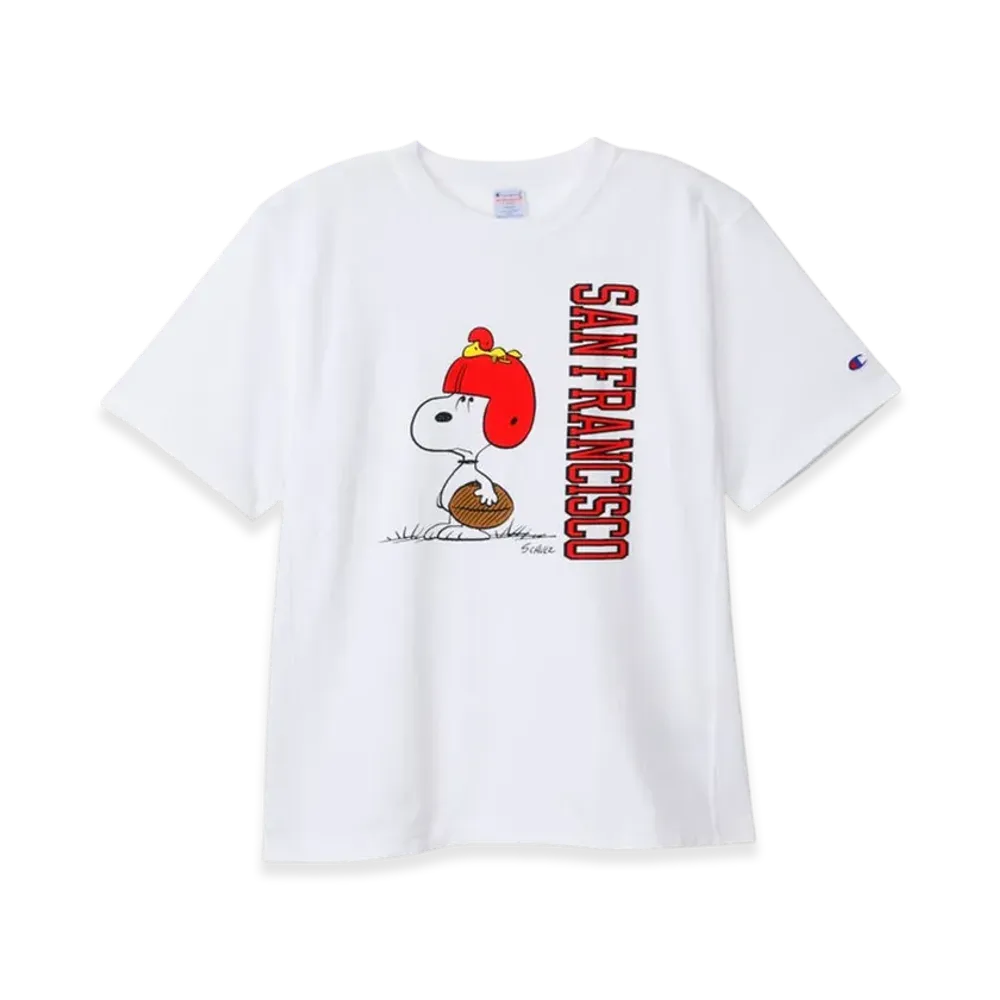 Champion x PEANUTS Reverse Weave Short Sleeve T-Shirt 25SS "White"