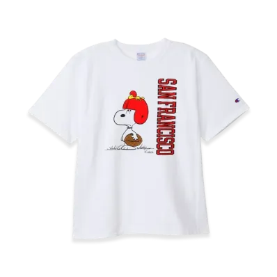 Champion x PEANUTS Reverse Weave Short Sleeve T-Shirt 25SS "White"