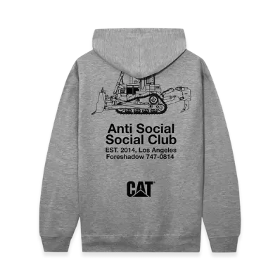 ANTI SOCIAL SOCIAL CLUB x Caterpillar Company Hoodie "Ath Heather"