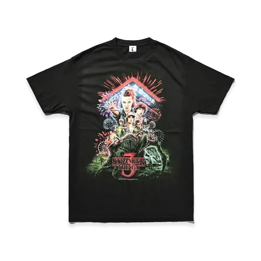 weber x Stranger Things T Shirt with Special Box (Season 3) "Black"