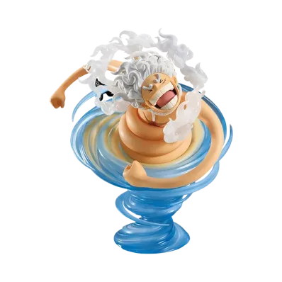 BANDAI "Ichiban Kuji" -One Piece Takumi no Keiki Hakoku- A Prize Monkey D. Luffy Gum Gum's White Whip Ink Style Block Technique