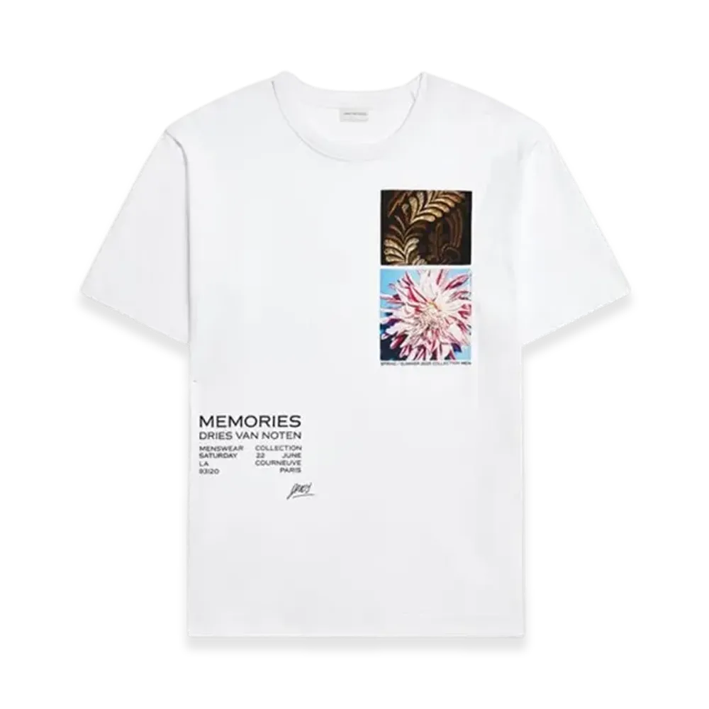 DRIES VAN NOTEN Show Tee "White"