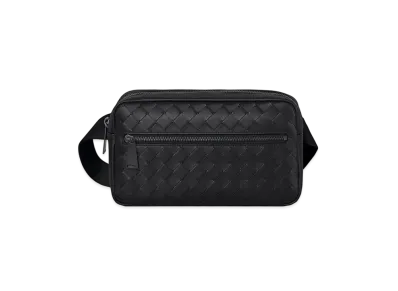 Bottega Veneta Intrecciato Funny Bag "Black"