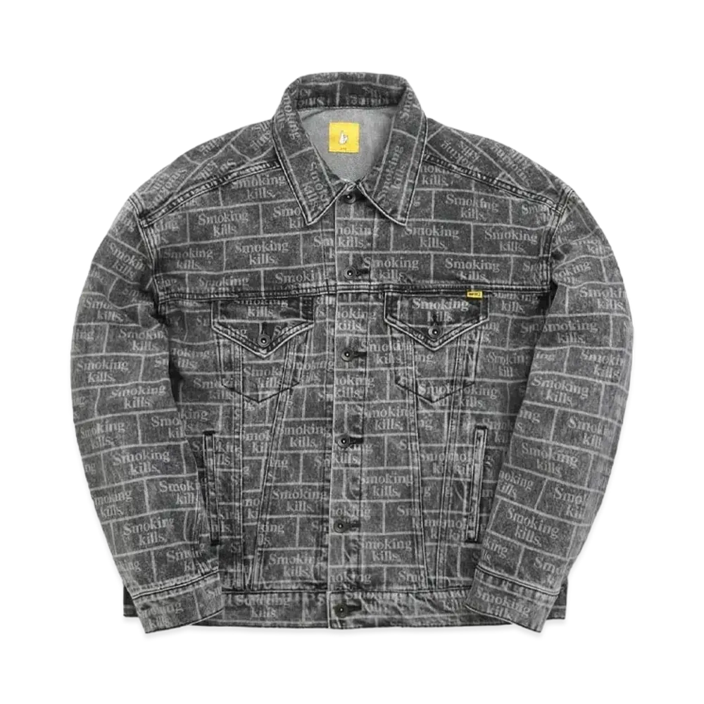 FR2 Smoking Kills Denim Jacket "Black"