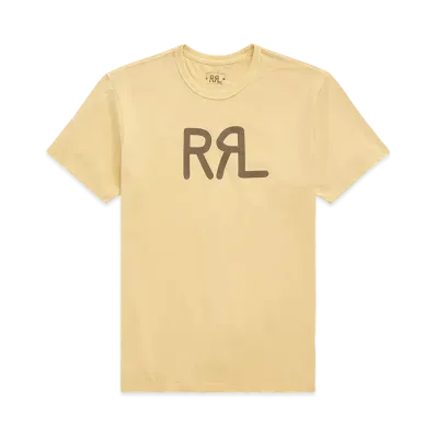 RRL Ralph Lauren Logo Jeraey Tee #1 "Yellow"