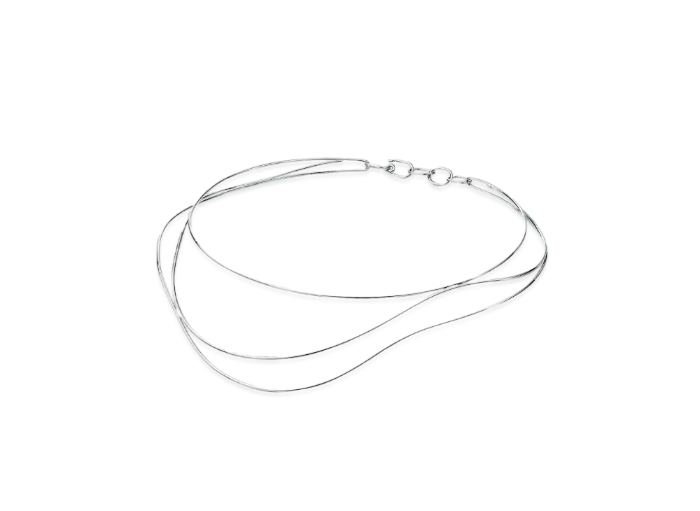 Tiffany & Co. Elsa Peretti Wave Necklace "Silver"