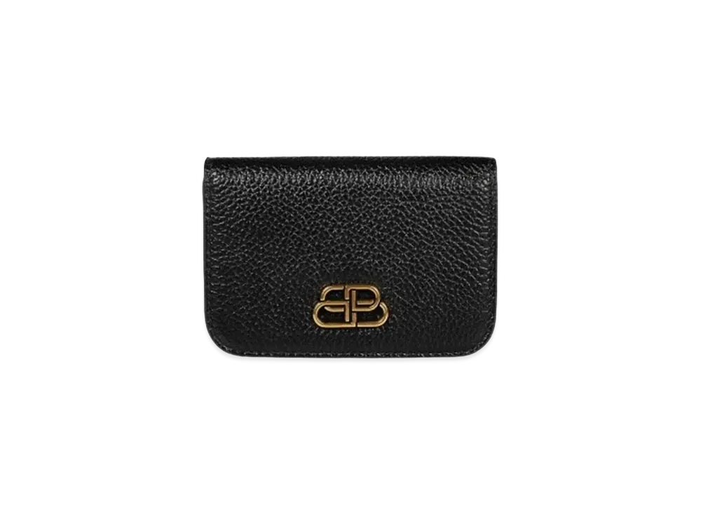 BALENCIAGA BB Mini Wallet "Black"