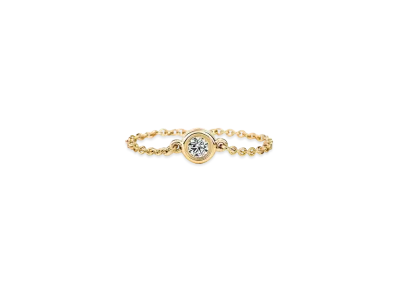 Tiffany & Co. Elsa PerettiDiamond By The Yard Ring 18K "Gold"