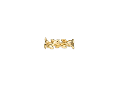 Tiffany & Co. Olive Leaf Band Ring "Yellow Gold"