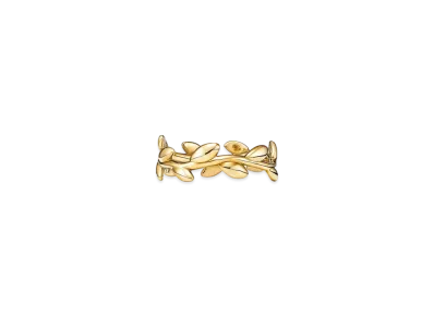 Tiffany & Co. Olive Leaf Band Ring 18K "Yellow Gold"