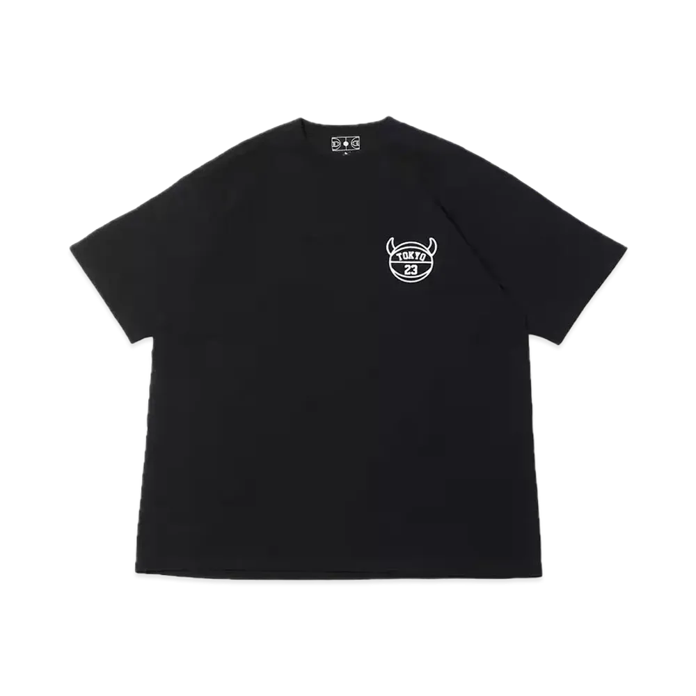 atmos x TOKYO 23 x ACKY BRIGHT Tee "Black"
