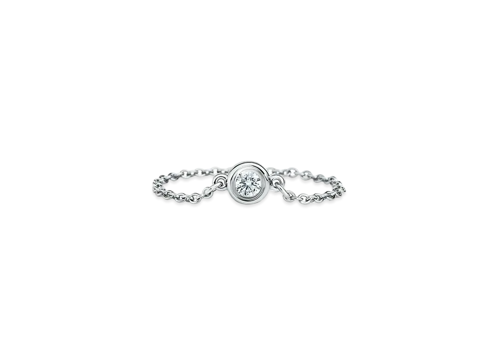 Tiffany & Co. Elsa PerettiDiamond By The Yard Ring "Platinum"