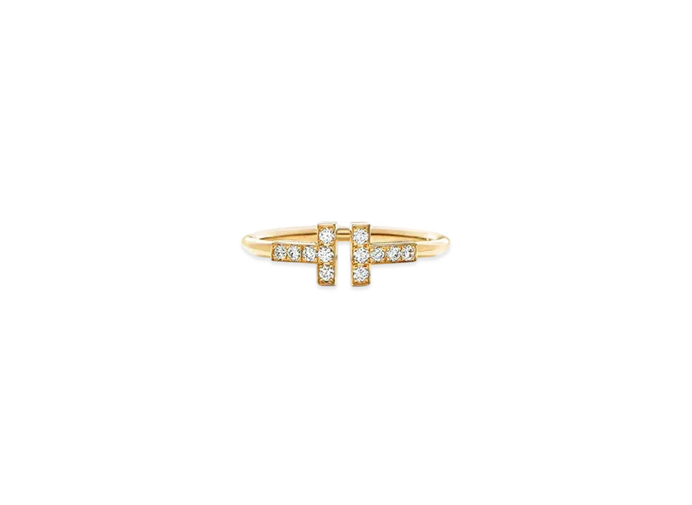 Tiffany & Co. Tiffany T Diamond Wire Ring "Yellow Gold"