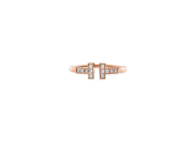 Tiffany & Co. Tiffany T Diamond Wire Ring "Rose Gold"