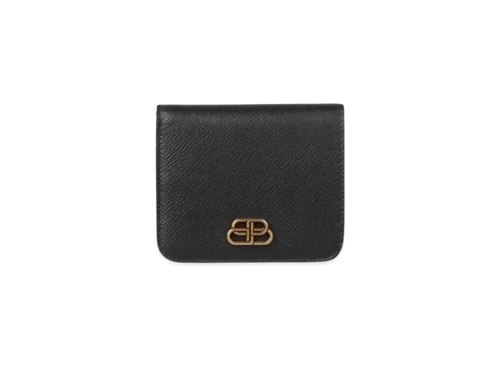 バレンシアガ BBフラップコイン カードホルダー "ブラック" 6014741IZ7M1000