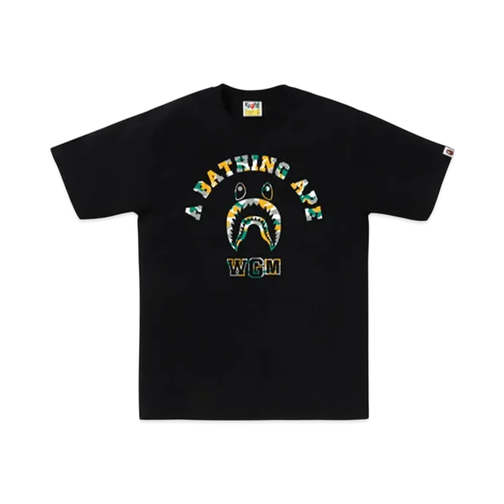 A BATHING APE Bape Store Wuxi Shark College Tee "Black"