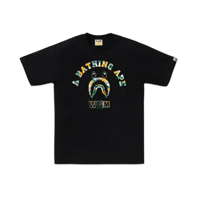 A BATHING APE Bape Store Wuxi Shark College Tee "Black"