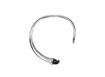 Tiffany & Co. Elsa Peretti Claw Necklace "Silver/Black Jade"