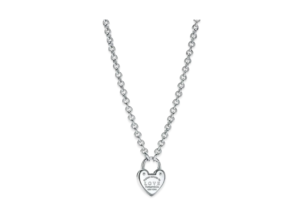 リターントゥティファニーハートカデナロックネックレスシルバー