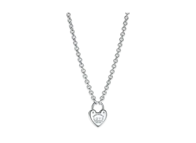 Tiffany & Co. Return to Tiffany Love Lock Necklace "Sterling Silver"