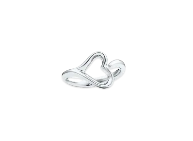 Tiffany & Co. Elsa Peretti Open Heart Ring "Sterling Silver"
