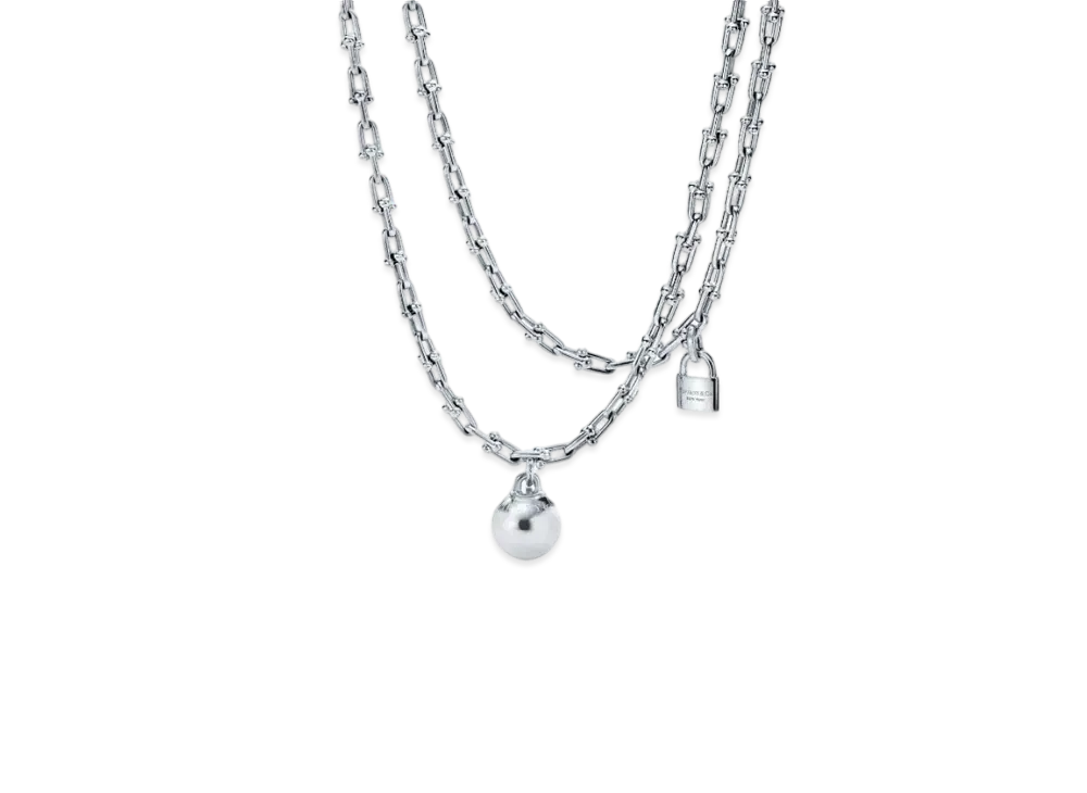 Tiffany & Co. Tiffany Hardware Small Wrap Necklace "Silver"