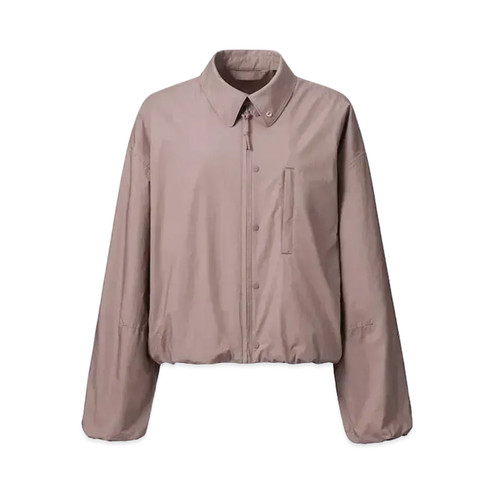 Uniqlo U 24SS Volume Sleeve Cocoon Blouson "Brown"